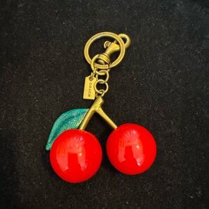 Coach Red Cherry Key Holder